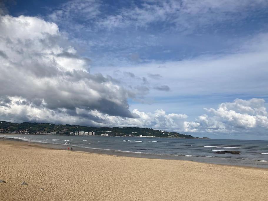 Hendaye Plage Charmant Studio 2Pers Avec Grande Terrasse Vue Mer Luaran gambar